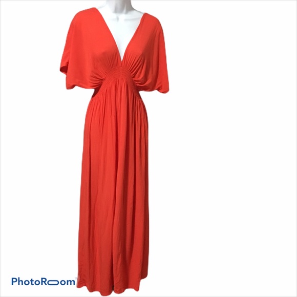 Michael Kors Orange Maxi Dress